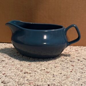 Homer Laughlin Blue Gravy Boat